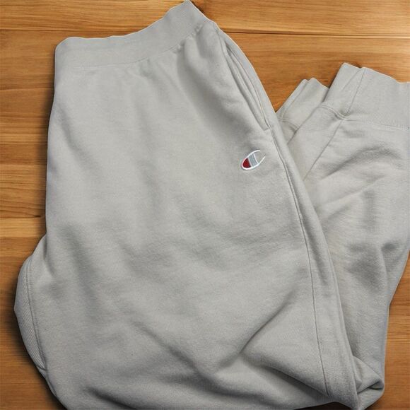 Champion Other - Vintage 90's Champion Reverse Weave Pants Mens 2XL Light Beige Sweatpants